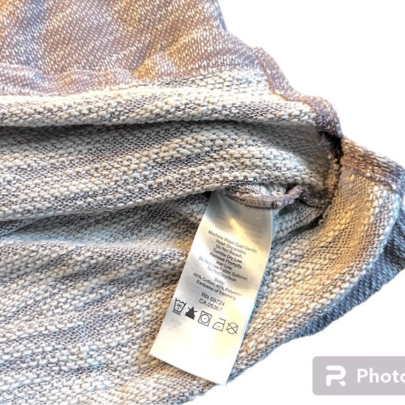 COLUMBIA Women’s Small Hooded Sweater Light Plum Knit Stretchy - Picture 4 of 6